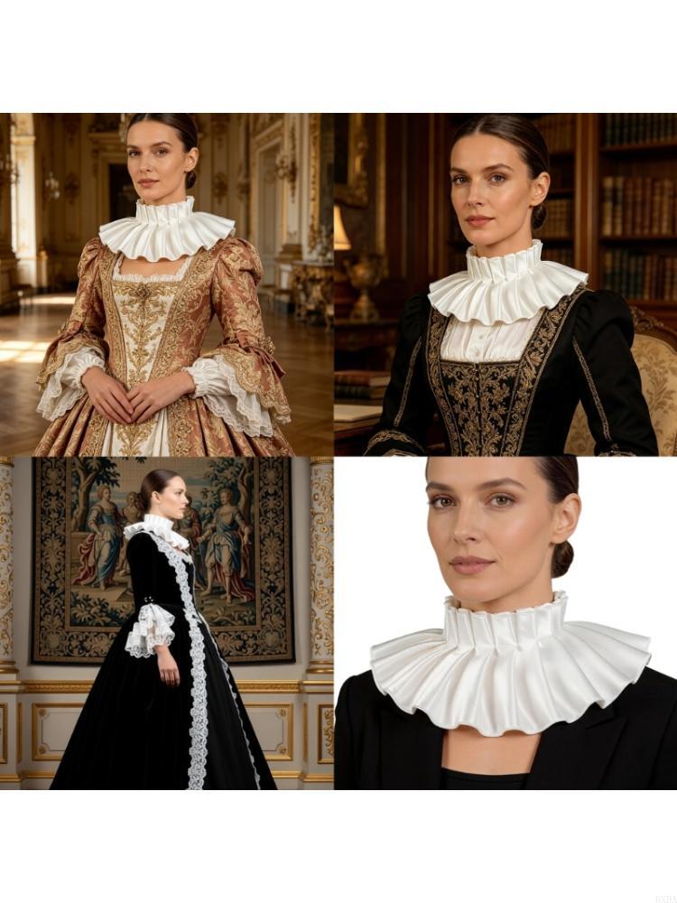 Women Formal Event Wear - قطعة عنق بياقة قابلة للفصل للنساء