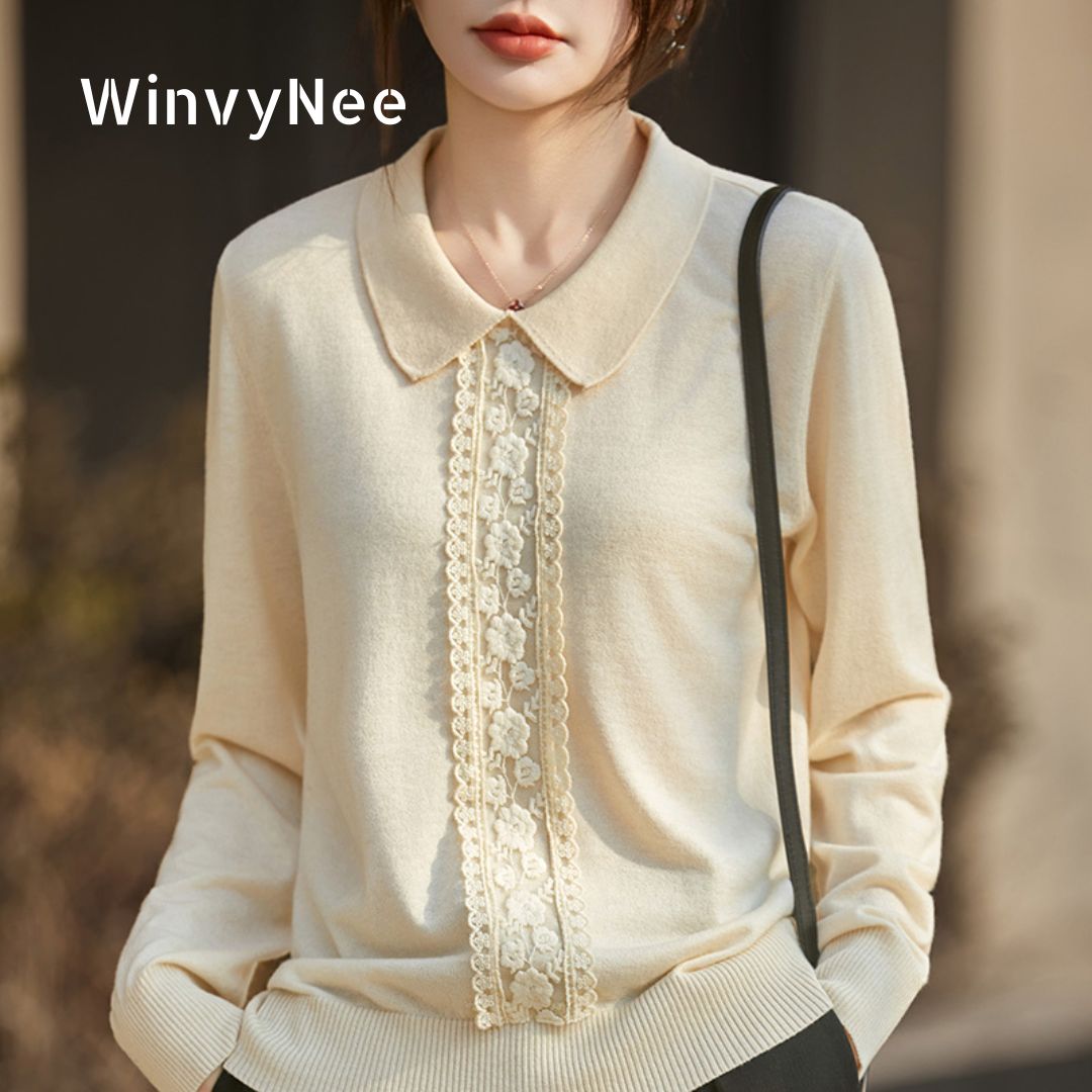Women'S Formal Day Wear - بلوفر نسائي من الصوف الناعم من