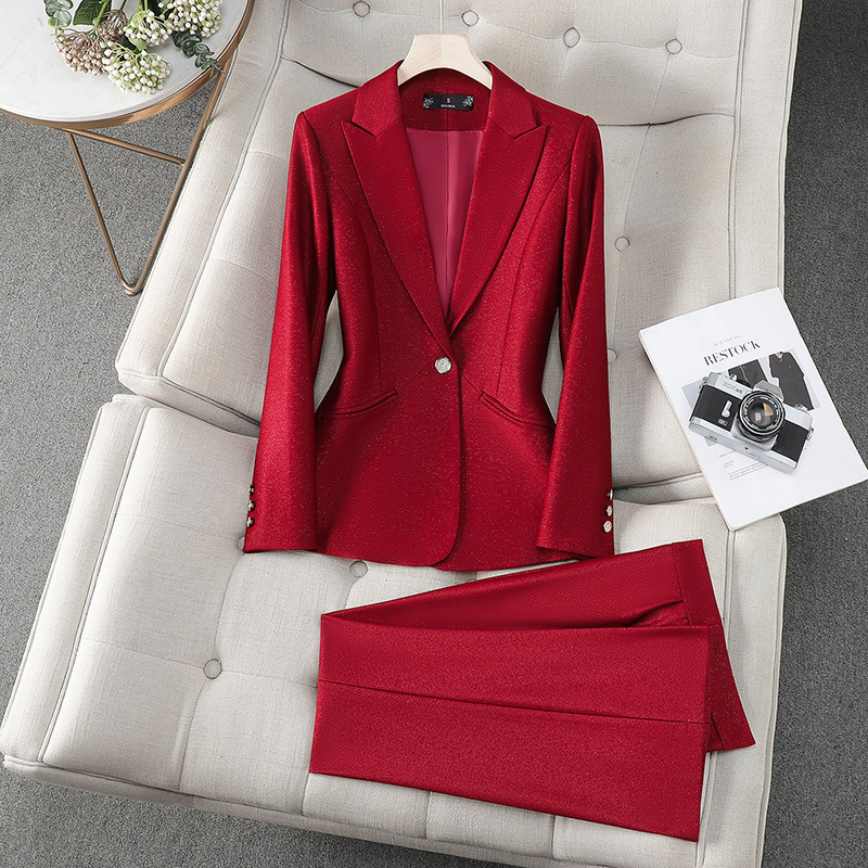 Formal Winter Wear Women Jacket - مكتب السيدات بدلة بناطيل رسمية 2