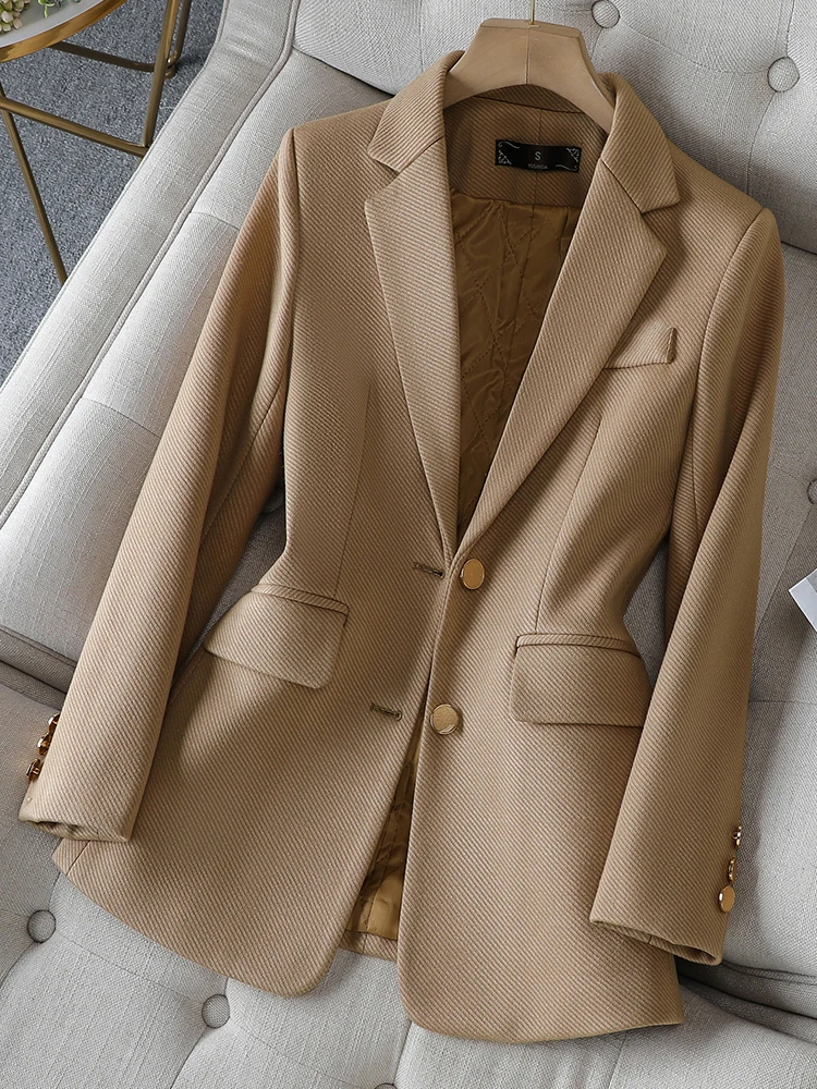 Formal Winter Wear Women Jacket - سترة نسائية عصرية باللون الأخضر والأسود