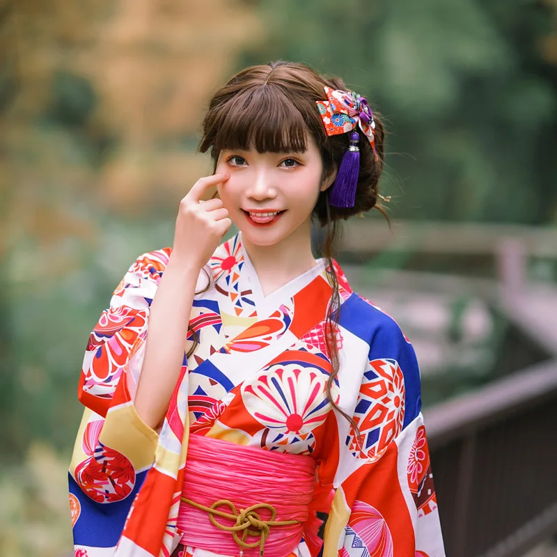 Formal Wear Japan Women - كيمونو ياباني تقليدي للنساء، فستان طويل