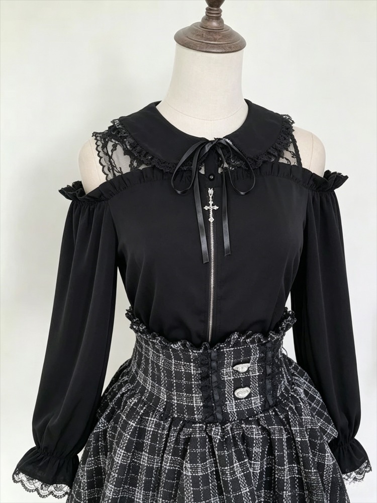 Formal Wear Japan Women - بلوزة نسائية حلوة على الطراز الياباني