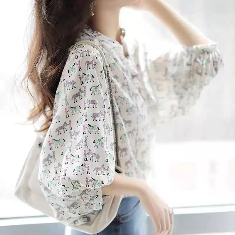 قمصان نسائية صيفية نصف كم للعم - مراجعة Women Formal Wear White Shirt وسعره