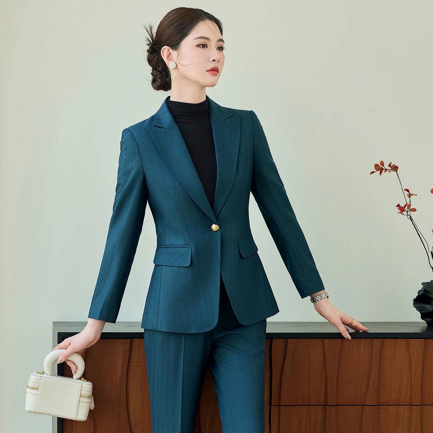 الخريف الشتاء الدعاوى التجارية - مراجعة Formal Winter Wear Women Jacket وسعره