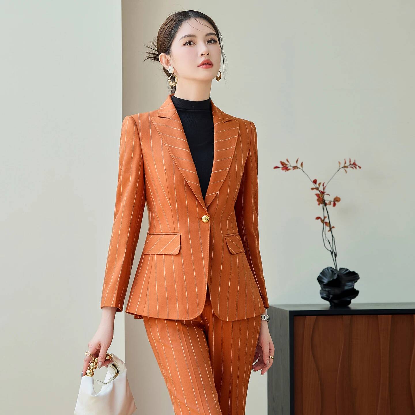 الخريف الشتاء الدعاوى التجارية - مراجعة Formal Winter Wear Women Jacket وسعره