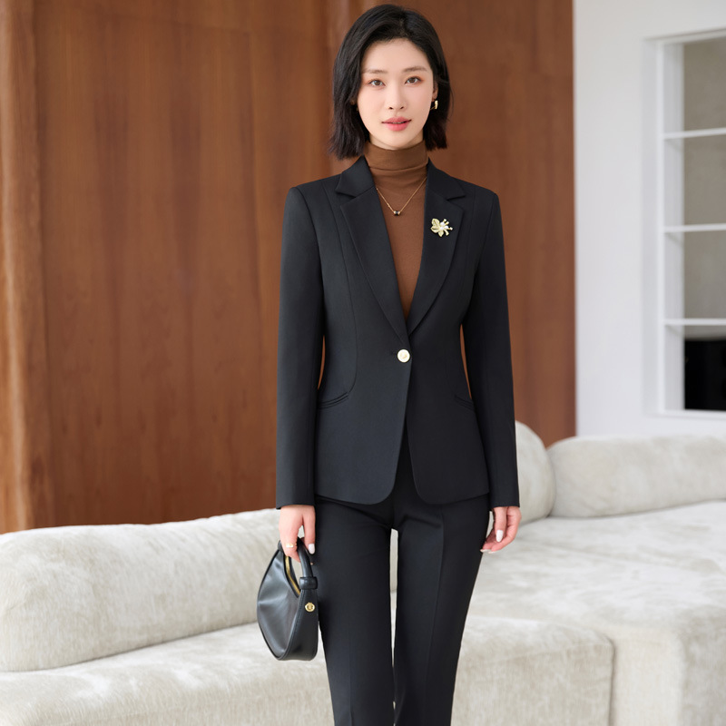 طقم بدلة جديدة بأكمام طويلة وي - مراجعة Women Formal Wear White Shirt وسعره