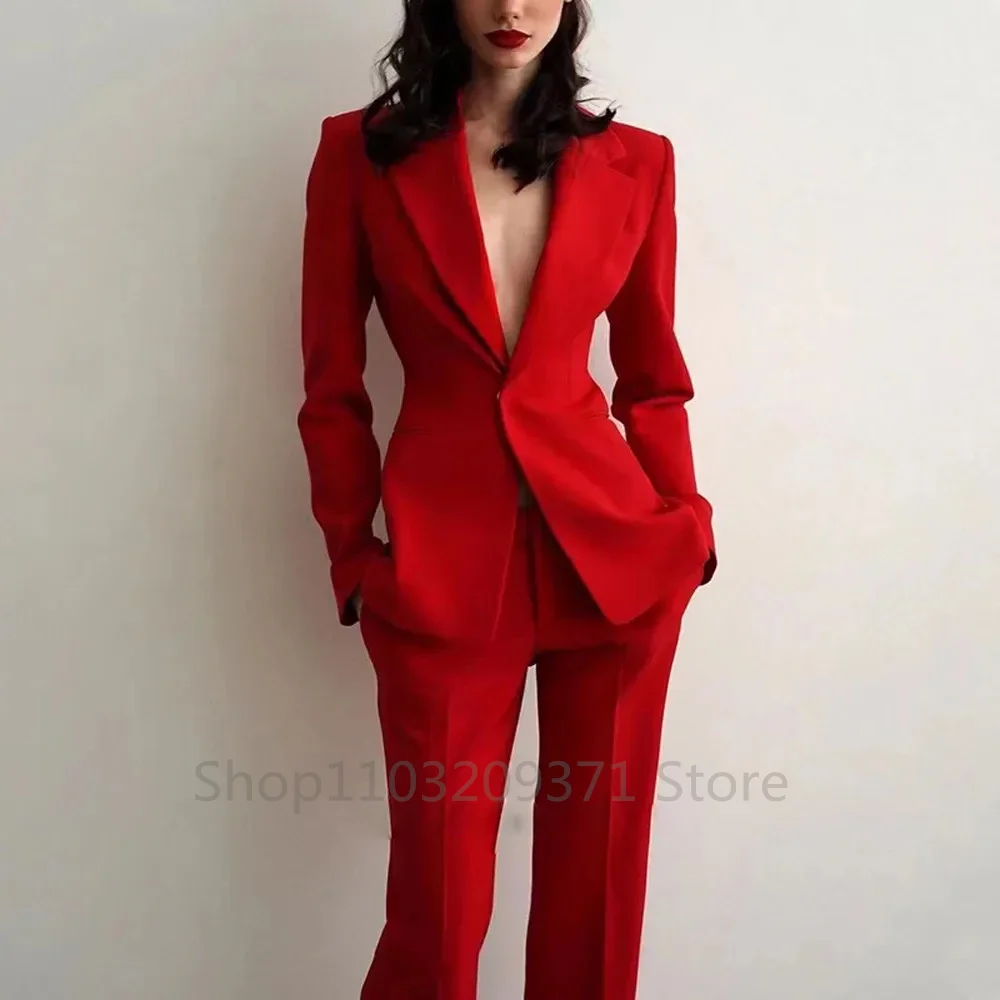طقم نسائي جديد للحفلات والزفاف - مراجعة Blazer Set Women Formal وسعره