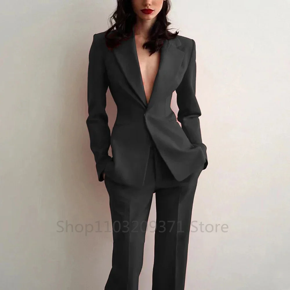 طقم نسائي جديد للحفلات والزفاف - مراجعة Blazer Set Women Formal وسعره