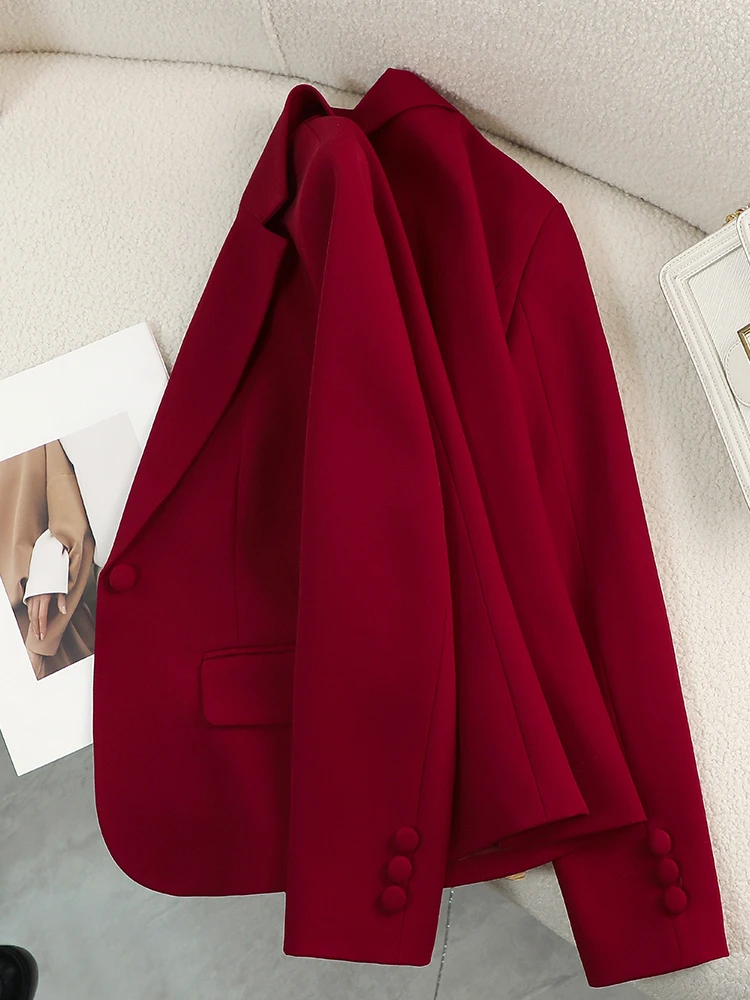 سترة نسائية للسيدات أحمر أخضر  - مراجعة Formal Winter Wear Women Jacket وسعره