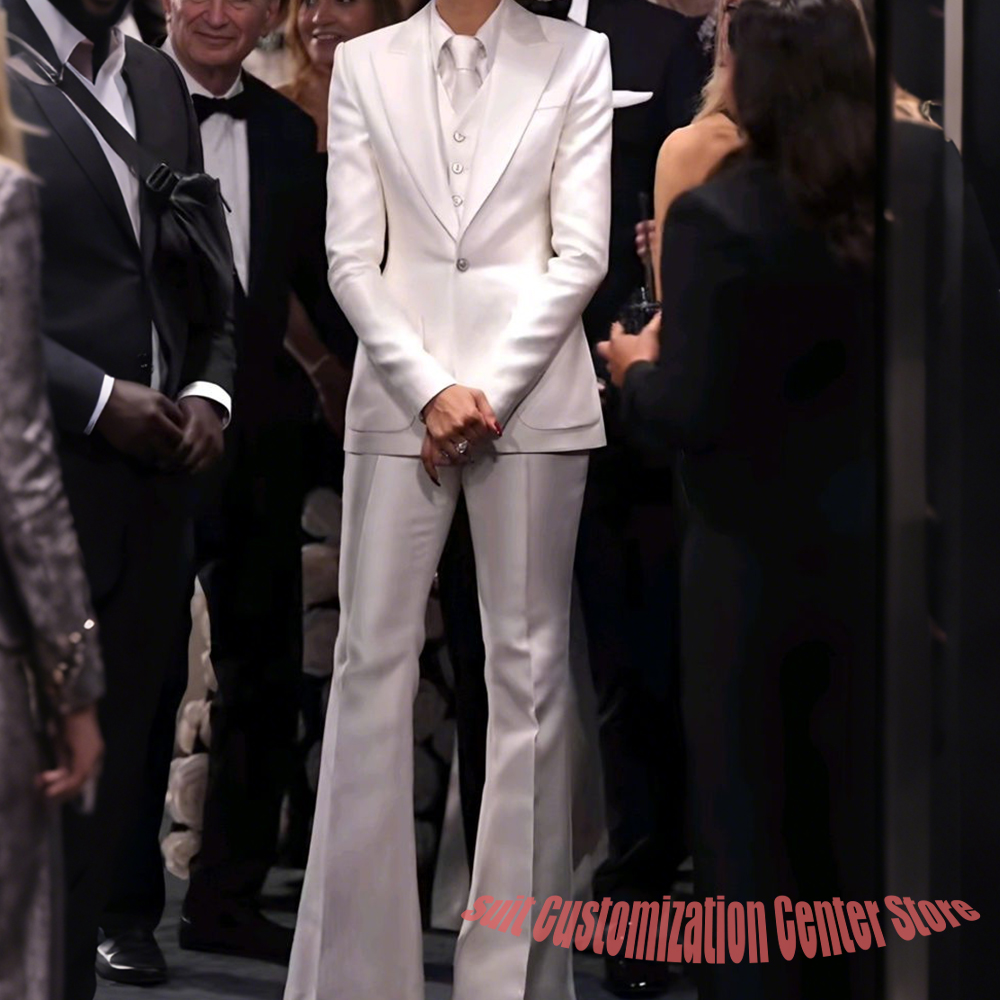 طقم بدلة نسائي من الساتان الأب - مراجعة Women Formal Wear White Shirt وسعره