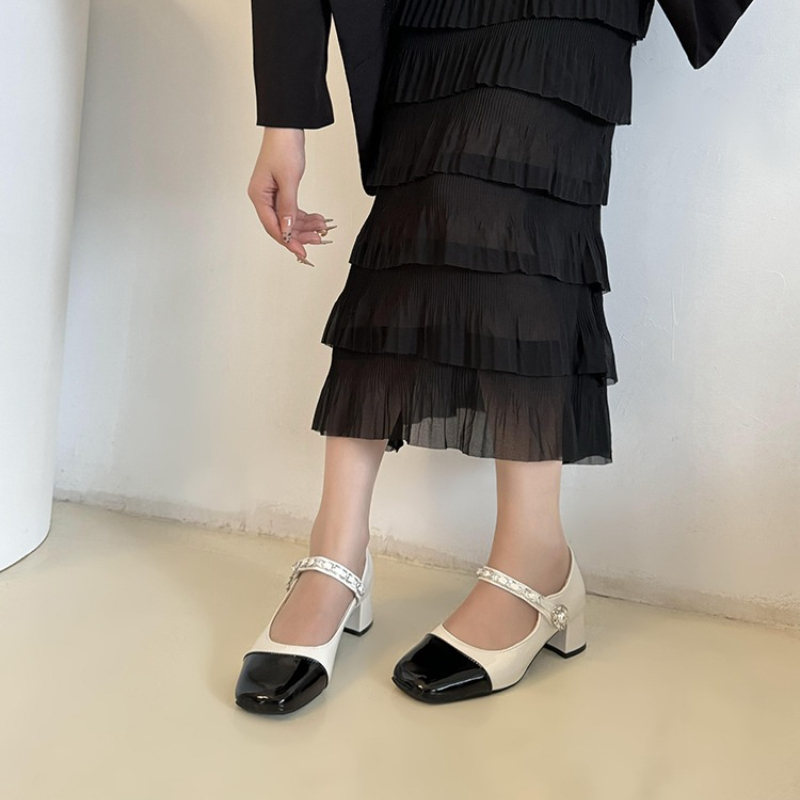 2026 صندل بكعب عالٍ سميك مع مش - مراجعة Formal Women'S Wear وسعره
