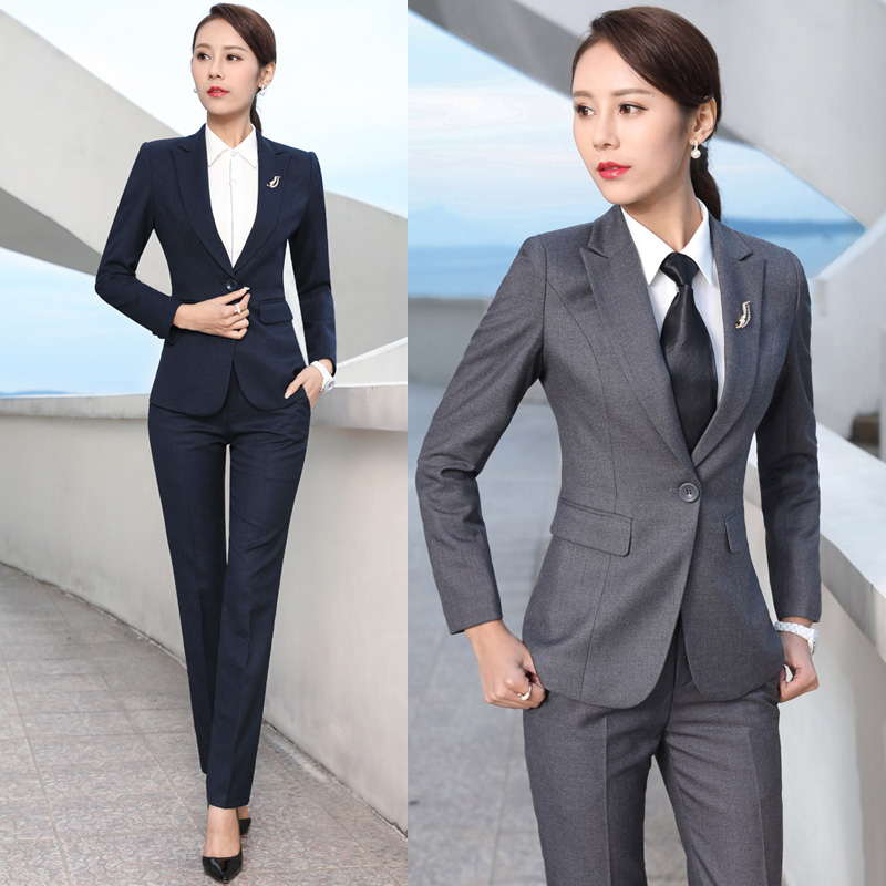 بدلة نحيفة بأكمام طويلة ، النس - مراجعة Women Formal Wear Interview وسعره