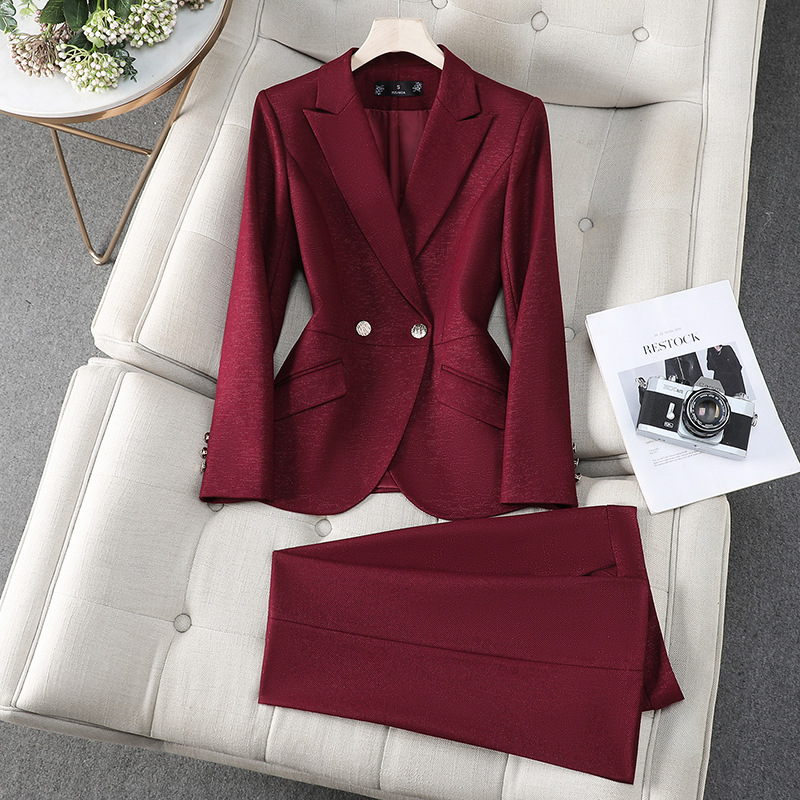 الخريف الشتاء السيدات بدل رجال - مراجعة Formal Winter Wear Women Jacket وسعره