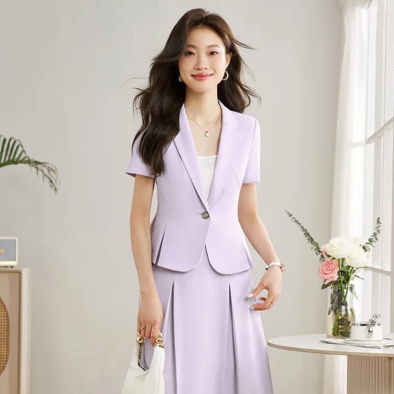 بدلات عمل رسمية أنيقة مع تنورة - مراجعة Women Formal Wear Interview وسعره