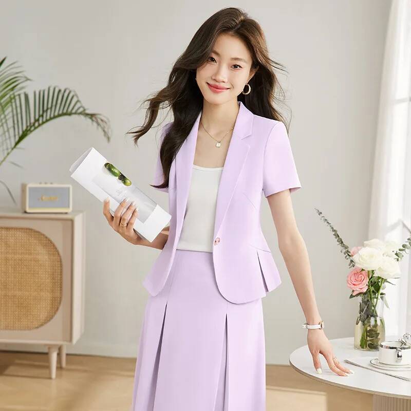 بدلات عمل رسمية أنيقة مع تنورة - مراجعة Women Formal Wear Interview وسعره