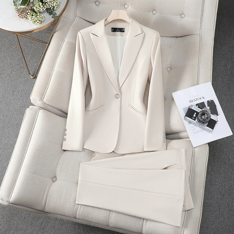 مكتب السيدات بدلة بناطيل رسمية - مراجعة Formal Winter Wear Women Jacket وسعره