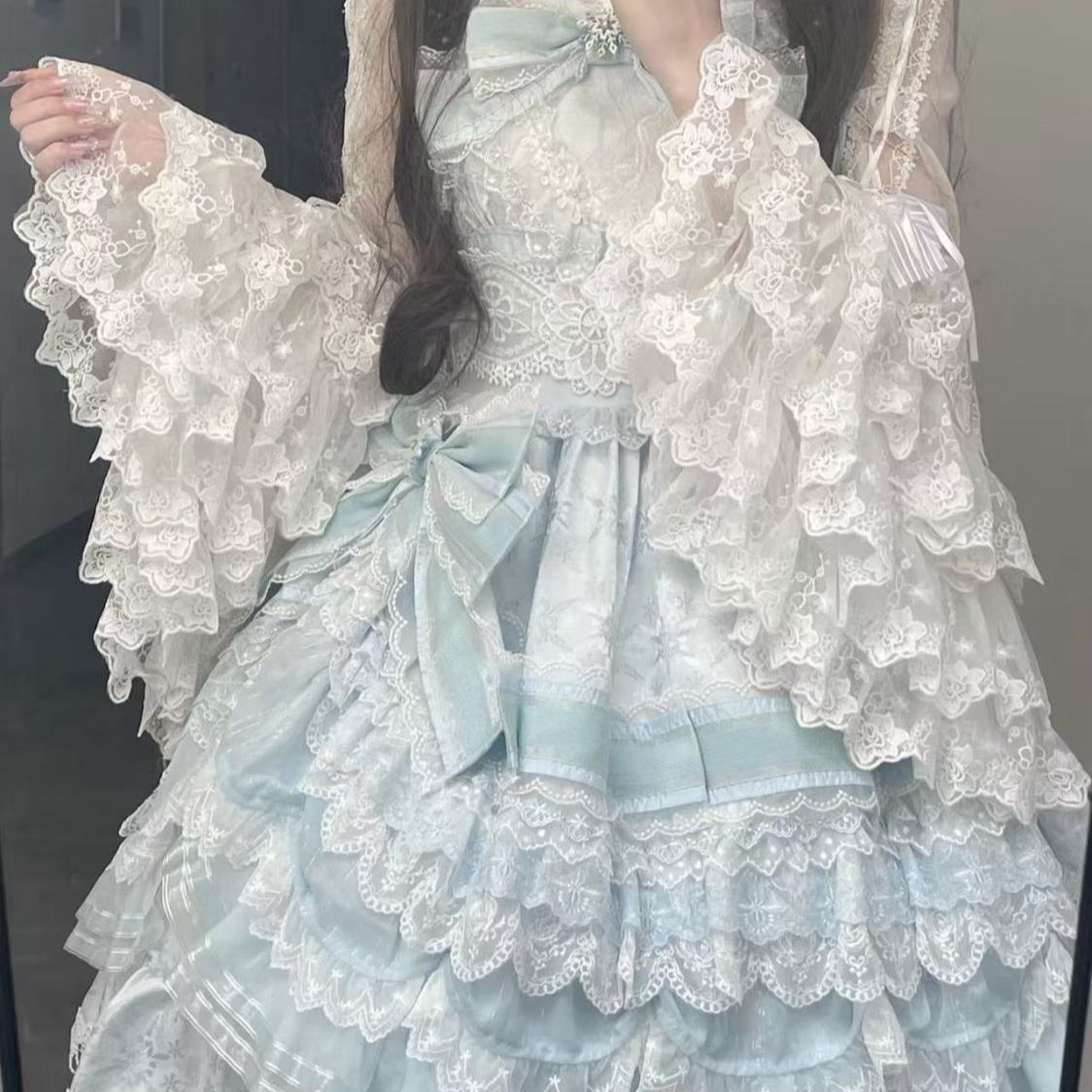 بلوزة سويت لوليتا بتطريز دانتي - مراجعة Formal Wear Japan Women وسعره