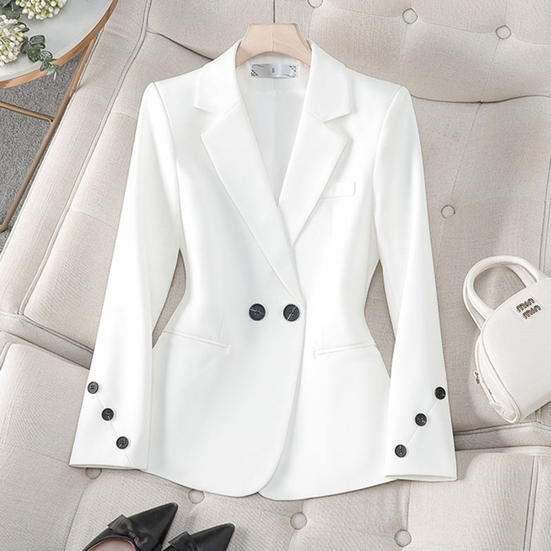 2025 جديد ربيع الخريف أبيض أسو - مراجعة Formal Winter Wear Women Jacket وسعره