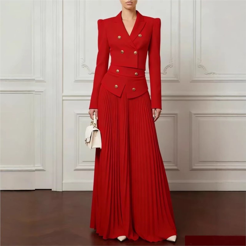 طقم أنيق من قطعتين: سترة بليزر - مراجعة Formal Women'S Wear وسعره