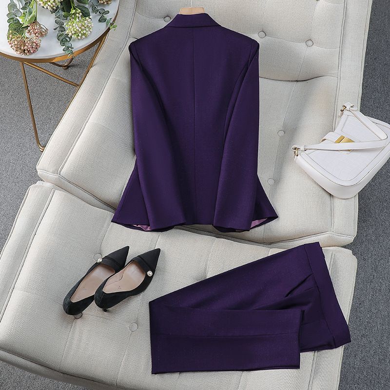بدلة نسائية من قطعتين، مناسبة  - مراجعة Formal Winter Wear Women Jacket وسعره