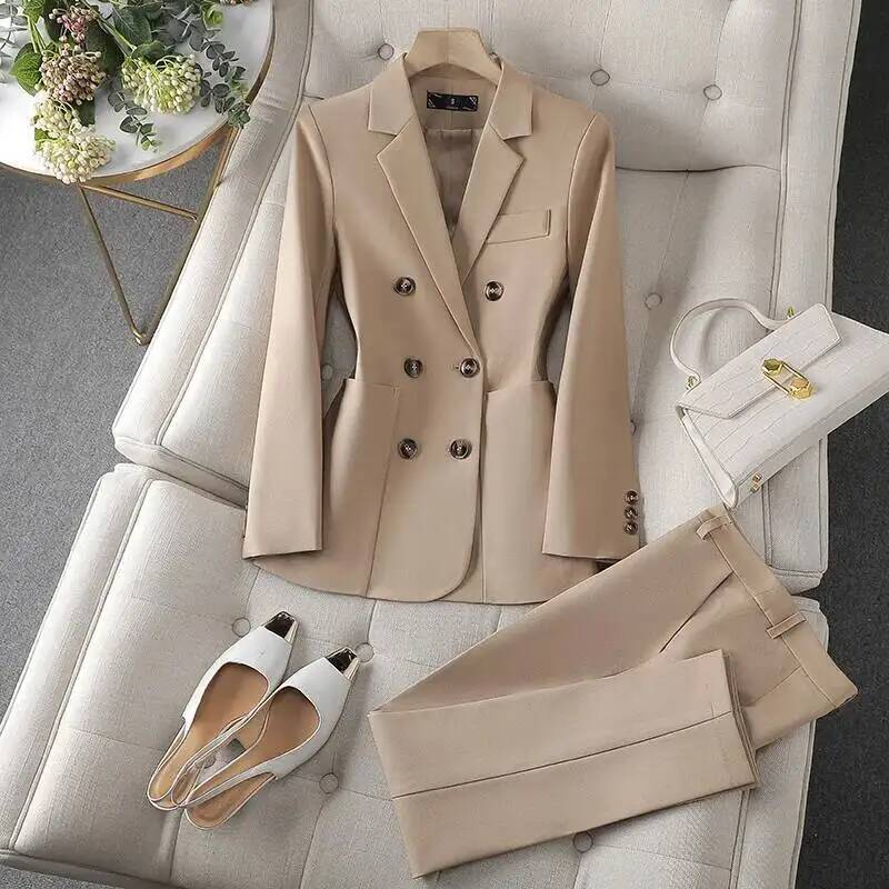 بدلات عمل نسائية رسمية مع بنطل - مراجعة Formal Winter Wear Women Jacket وسعره