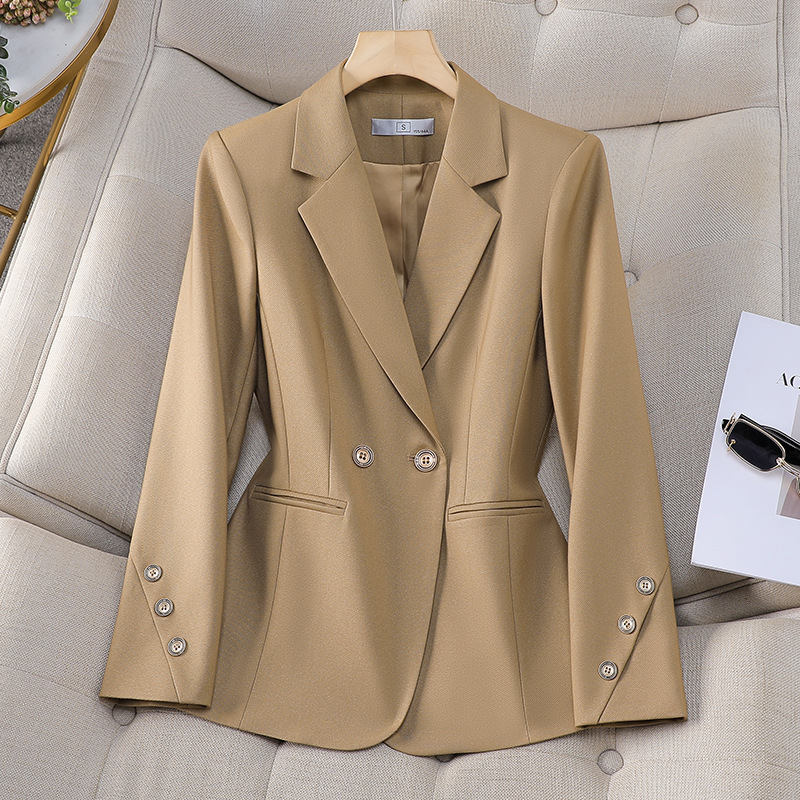 سترة نسائية مزدوجة الصدر بلون  - مراجعة Formal Winter Wear Women Jacket وسعره