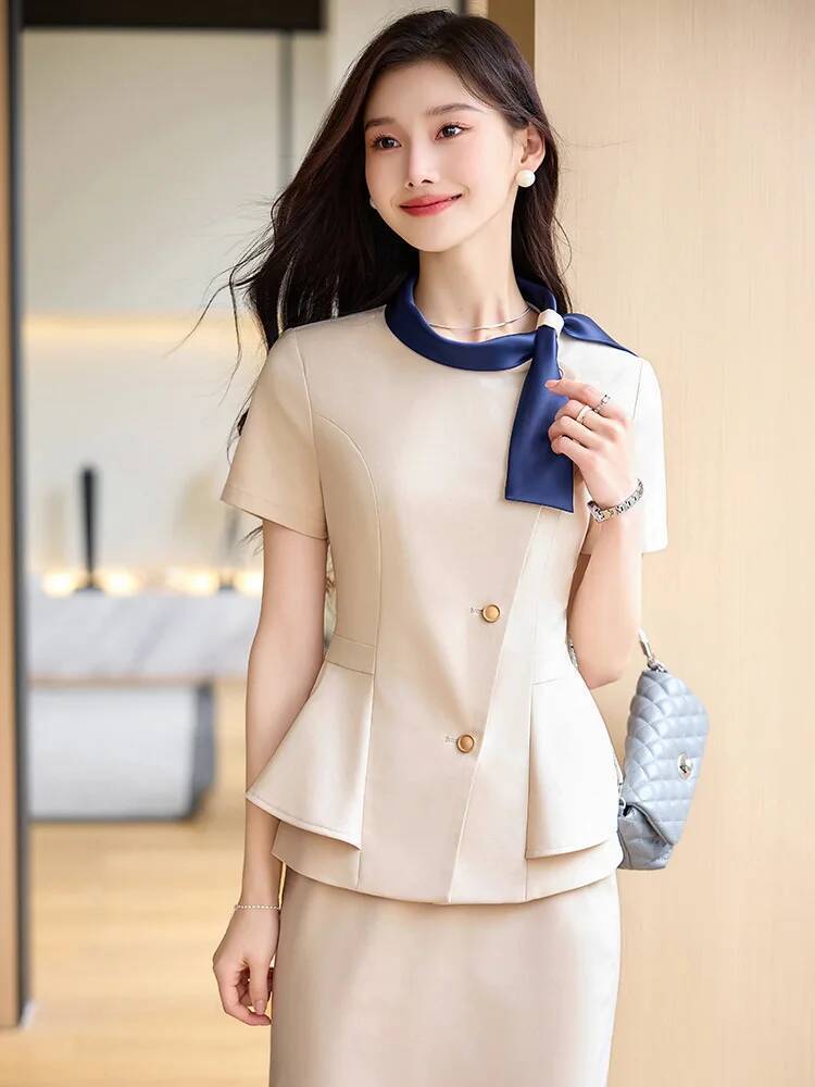 Formal Blazers Uniform Styles  - مراجعة Women Formal Wear Interview وسعره